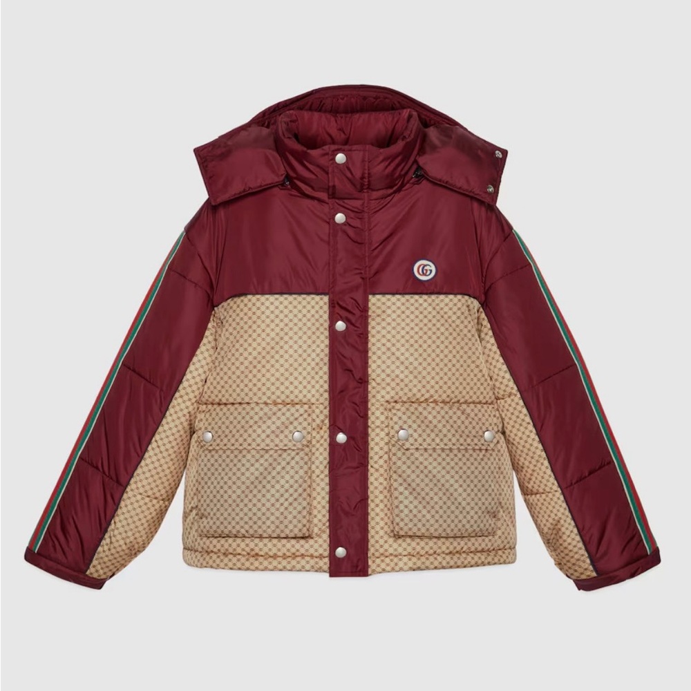 GUCCI GG PARACHUTE NYLON PADDED JACKET